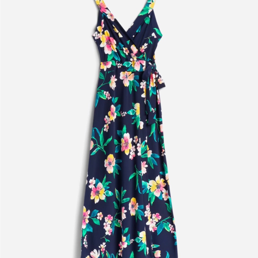 Helena Faux Wrap Maxi dress